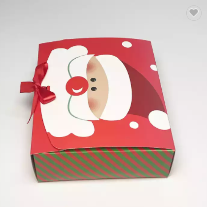 Foldable Present Packing with Lid Large Decorative Christmas Gift Box for Christmas Gift Box with Ri / 2