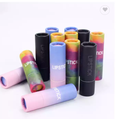 Custom Biodegradable Kraft Skincare Packaging Tube Lip Balm Deodorant Paper Lipstick Tube Packaging / 2