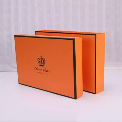 Custom printing recycled cardboard box business suit ties package luxury handbags packaging silk sca