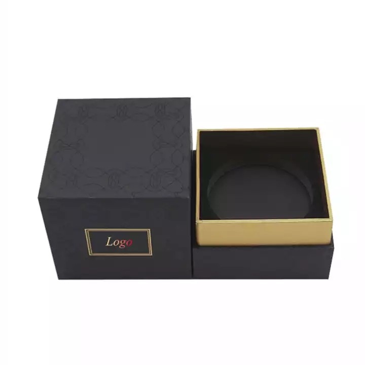 High-quality custom luxury black scented candle box reed diffuser packaging boxes candle jars packin / 3