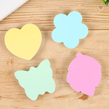 Wholesale Self Adhesive Sticky Note Self-Stick Memo Pad Post Multi-shaped Memo Removable N Times Sti / 2