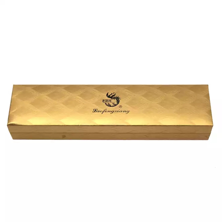 Custom Logo Long Rectangle jewelry box Box Chain Necklace Gift Packaging Boxes with Magnet Lid / 1