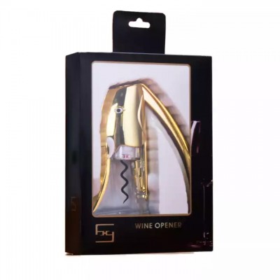 Factory Custom Wine Opener Corkscrew In Packaging Box With Clear window