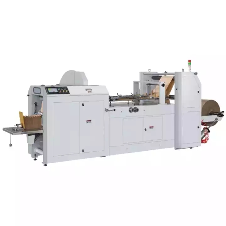 PRY-600 Automatic V Shape Bottom Environmental Protection Recycle Bread Food Paper Bag Making Machin / 1