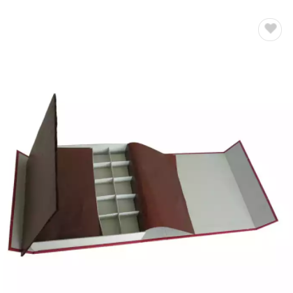 Customized design cardboard with divider Rigid Gift Chocolate Packaging Pastry Boxes / 1