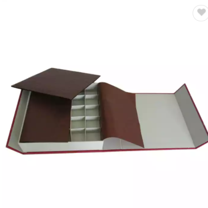 Customized design cardboard with divider Rigid Gift Chocolate Packaging Pastry Boxes / 3