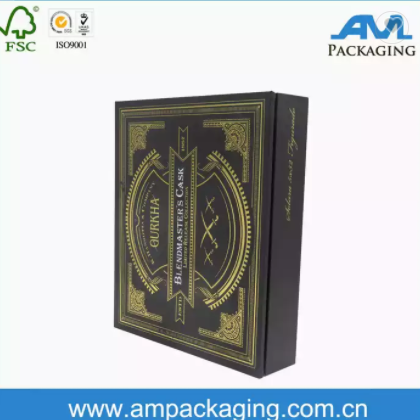 Luxury Custom Printing Packaging Gold Foil Manufacturer MDF Empty Storage Cigars Box / 2