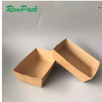 disposable take away food packaging boxes with PVC window / 3