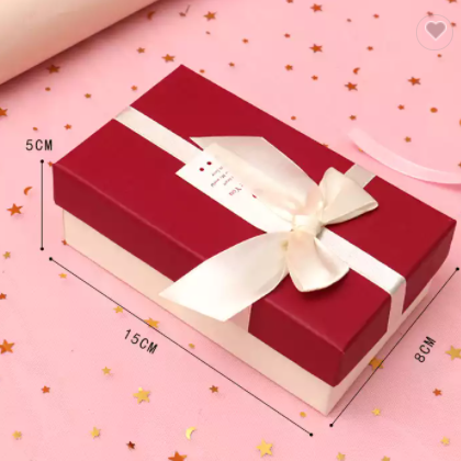 Wholesale gift wrapping paper box Jewelry clothing accessories packaging box high-end bow gift box / 2