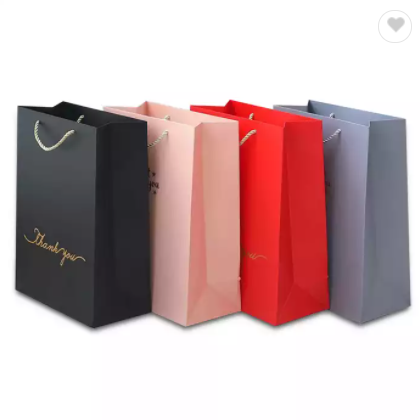 custom print reusable shopping cosmetic fashionable make up bag packaging paper bags with logo for c / 2