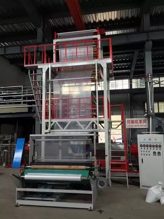 Bio Corn Starch/PVC/HDPE/LDPE Film Blown Extruder for the Production of Shrink Film Making Machine / 2