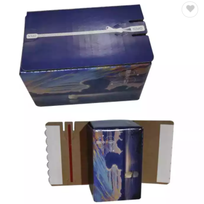 Custom Mailer Express Box Sturdy Cardboard Shipping Boxes Self Stick Zipper Packaging Boxes For Gift / 2