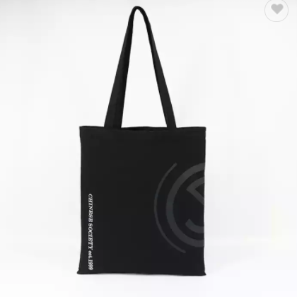 Wholesale Custom Printed Canvas 100% 12 oz Extra Large Heavy Duty Cotton Tote Bags With Pocket / 3