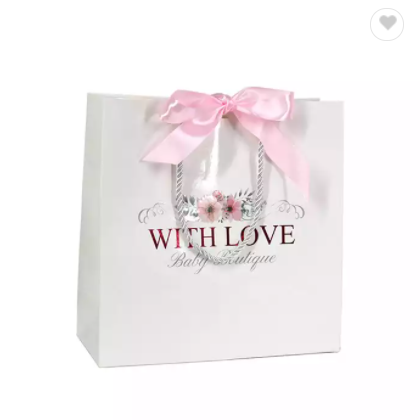 Manufacturer Smart Luxury Shopping Gift Design Paper Bags And Box For Clothing Jewelry Packaging / 3