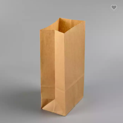 wholesale craft paper food bag food grade paper bag for bread brown kraft paper bread bag / 2