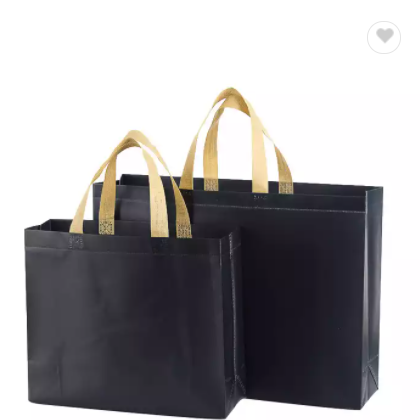 Promotional Eco-Friendly Reusable folding bag economic carry tote non woven shopping bag with LOGO p / 3