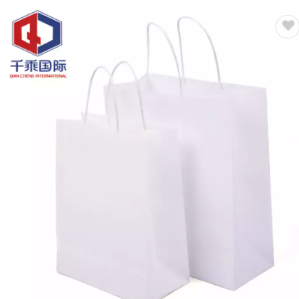 wholesale custom logo printed Kraft paper shopping bag colorful foldable shopping bag gift packaging / 2