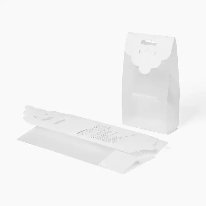 Clear Plastic Custom Transparent Gift PET PP Display Foldable High Collar Hot Water Bag Plastic Box  / 1