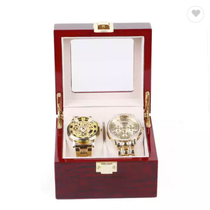 High Quality Luxury Lacquer Paint Wooden Watch Case, Double Watch Box for Man / 3