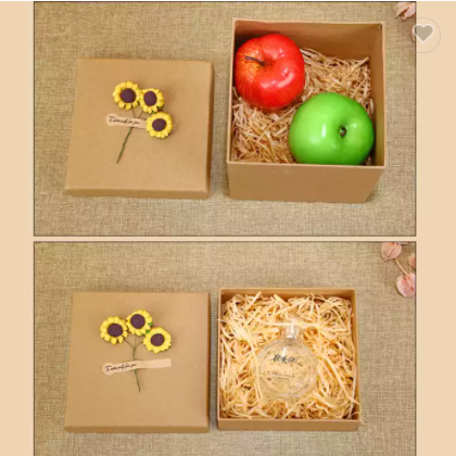 Luxury Packaging Kraft Paper Cardboard Gift Flower Paper Rigid Custom Candle Box with Bag And Separa / 3