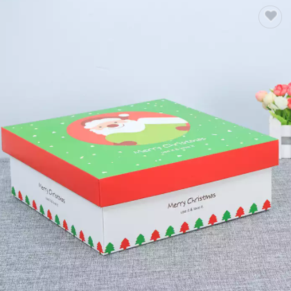 Christmas Gift Boxes Custom Logo Design Paper Cardboard Packing Boxes for Shoe / 2