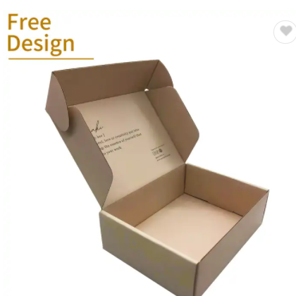 reasonable price custom print ecommerce corrugated paper packaging craft shipping cardboard box for  / 2