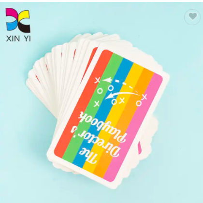 Factory custom flash card printing service affirmation card playing cards in bulk / 2