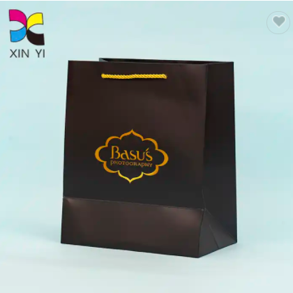 custom color design paper shopping bags paper bag design / 3