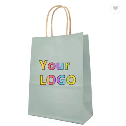 Newspaper Luxury Shopper High Quality Shopper Premium Small Personalised with Handle Paper Gift Bag  / 2