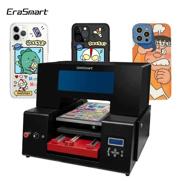 Erasmart 3360 uv printer 3d digital uv led printer machine for phone case glass bottle makeup brush / 1