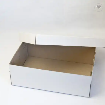 Customized Design white and Black Small Shipping Box Corrugated Cardboard Box Mailers Corrugated Gif / 3