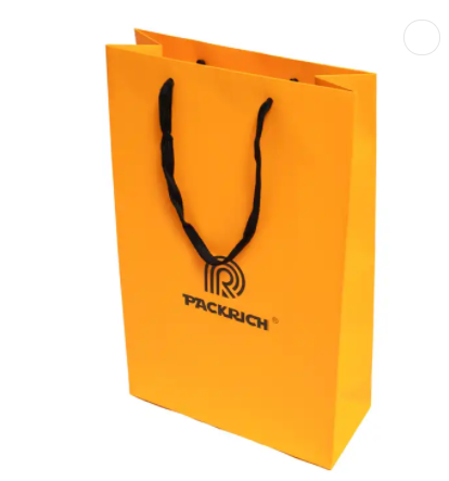 Wholesale Package Gift Craft Shopping Cosmetic Custom Kraft Paper Bag With Handle Own Logo / 2