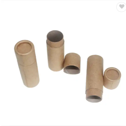 Eco Friendly Push Up custom design paper packaging tube for Lip Balm / 3