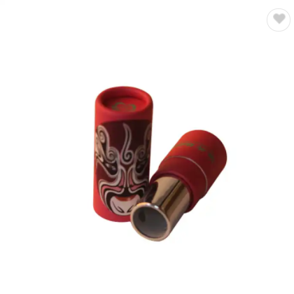 Eco-Friendly Biodegradable Cosmetic Container Push up Paper Tube Lip Balm Lipstick Packaging / 2