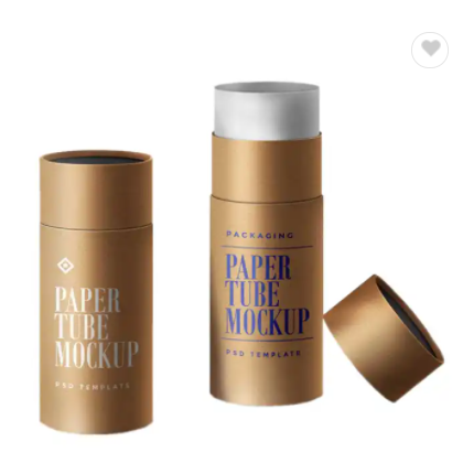 Tea paper tube packaging food grade cardboard cylinder container for tea coffee round box packaging / 3