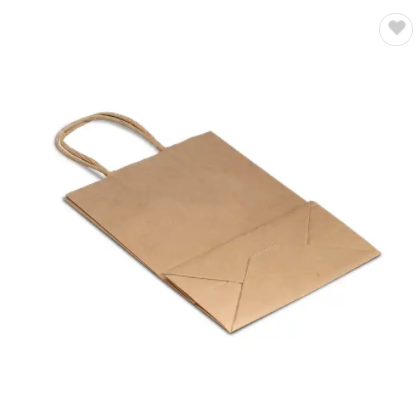 Custom Logo Brown Kraft Paper Bag Factory Wholesales Eco-Friendly Bag Packaging Matte Lamination Sur / 2