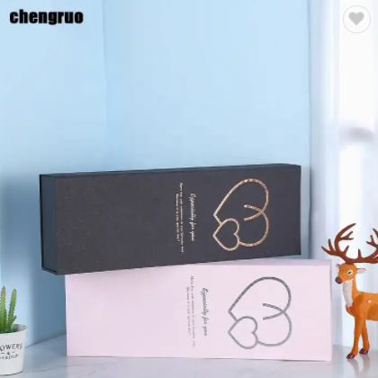 Chengruo Stockk Cajas Para Flores Cardboard Rigid Rectangle Foldable Book Style Magnetic Closure Gif / 3