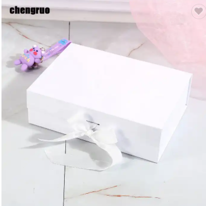 Chengruo Stock Verpackung Cajas Papel Mystery Foldable Book Style Magnetic Closure Gift Paper Box Pa / 2