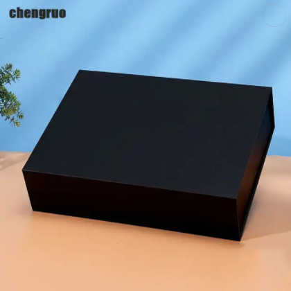 Chengruo Stock Bolsas De Embalaje Regalo Boda Foldable Book Style Magnetic Closure Gift Paper Box Pa / 2