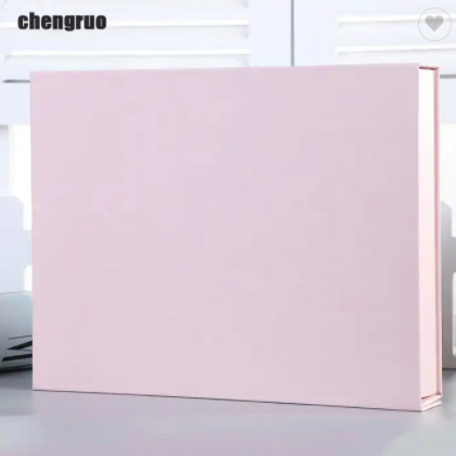 Chengruo Stock Karton Bardak Makinesi Scatole Di Carta Boite Carton Foldable Book Style Magnetic Clo / 2