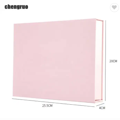 Chengruo Stock Karton Bardak Makinesi Scatole Di Carta Boite Carton Foldable Book Style Magnetic Clo / 3