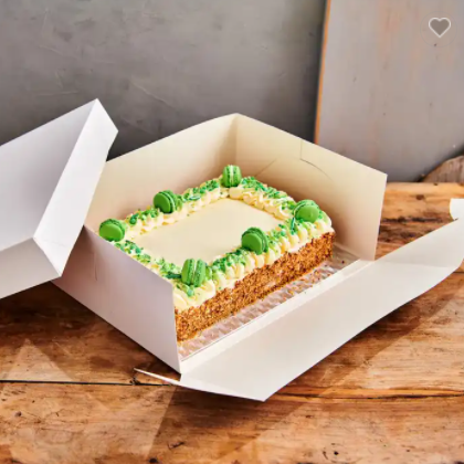 wholesale custom size logo wedding food box packaging clear with windows cake board birthday cake bo / 3