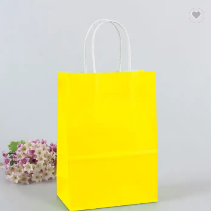 Custom Kraft Paper Bag Gift Bags Packaging Biscuit Candy Food Cookie Bread Seen Snacks Baking Takeaw / 1