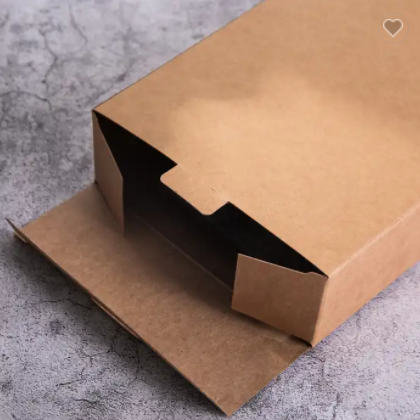 Custom Logo Eco-friendly Kraft Paper Packaging Box With Pvc Window / 3