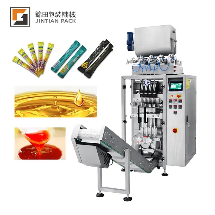 High speed multi-lanes hot sealing liquid honey stick packing machine / 1