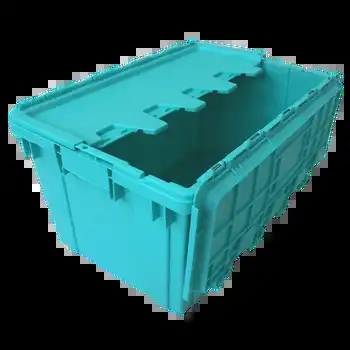 JOIN Promotional Solid Stackable Fruit Crate Transport Plastic Tote Moving Storage Container Logisti / 1