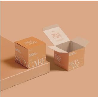 Eco-friendly Custom CMYK Printed Cosmetic Carton , Custom white Cardboard Cosmetic Packaging , Cosme / 2