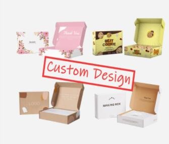 Custom Size Color Printing Hard Shipping Boxes Wigs Hat Packaging Apparel Mailer box Corrugated Card / 3