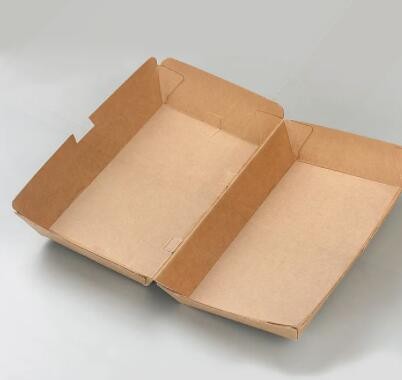 Customized Food Packaging Restaurant Use Disposable Lunch Boxes Food Grade Corrugated Paper Hamburge / 2