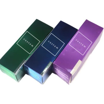 Custom Logo Small Square Box Cardboard Cosmetic Packaging Paper Boxes / 3